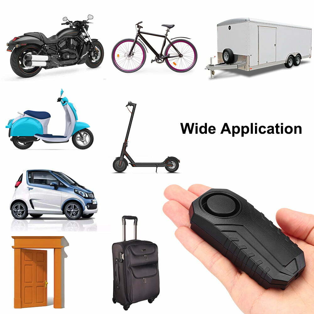 Awapow Waterproof Bike Motorcycle Electric Bicycle Security Anti Lost Wireless Remote Control Vibration Detector Alarm Awapow Waterproof Bike Motorcycle Electric Bicycle Security Anti Lost Wireless Remote Control Vibration Detector Alarm