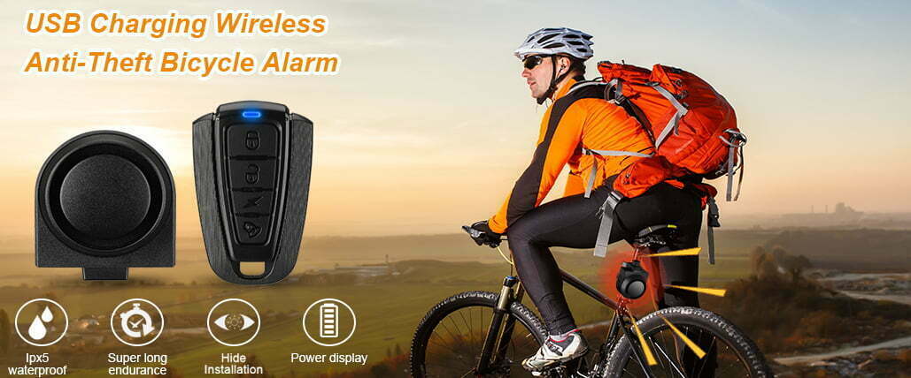 Awapow Waterproof Bike Motorcycle Electric Bicycle Security Anti Lost Wireless Remote Control Vibration Detector Alarm Awapow Waterproof Bike Motorcycle Electric Bicycle Security Anti Lost Wireless Remote Control Vibration Detector Alarm