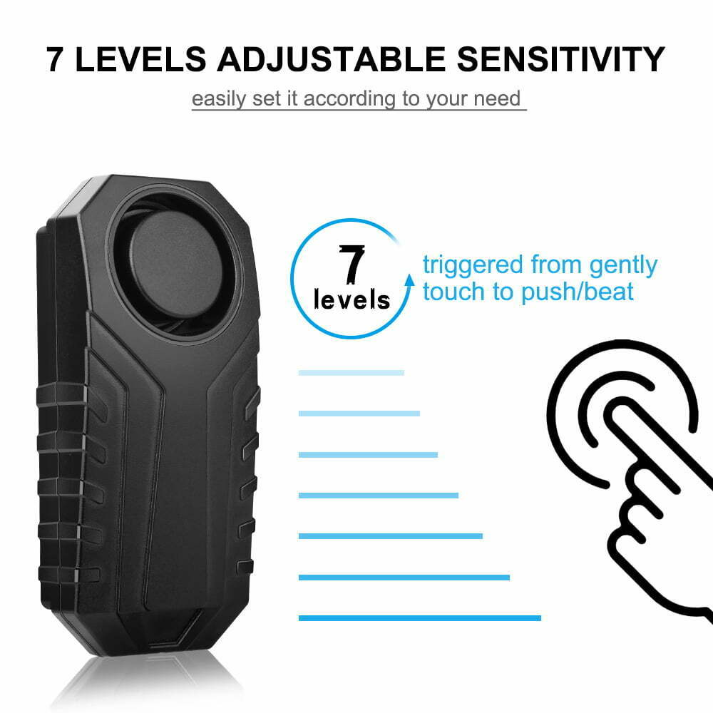 Awapow Waterproof Bike Motorcycle Electric Bicycle Security Anti Lost Wireless Remote Control Vibration Detector Alarm Awapow Waterproof Bike Motorcycle Electric Bicycle Security Anti Lost Wireless Remote Control Vibration Detector Alarm