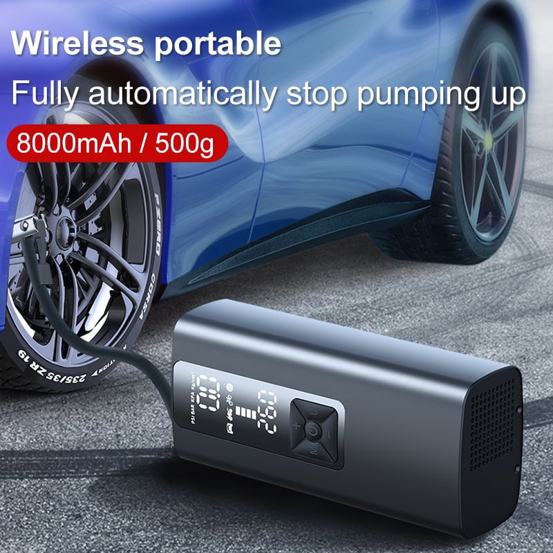 8000mAh Car Air Compressor 12V 150PSI Electric Wireless Portable Tire Inflator Pump for Motorcycle Bicycle Boat AUTO Tyre Balls 8000mAh Car Air Compressor 12V 150PSI Electric Wireless Portable Tire Inflator Pump for Motorcycle Bicycle Boat AUTO Tyre Balls